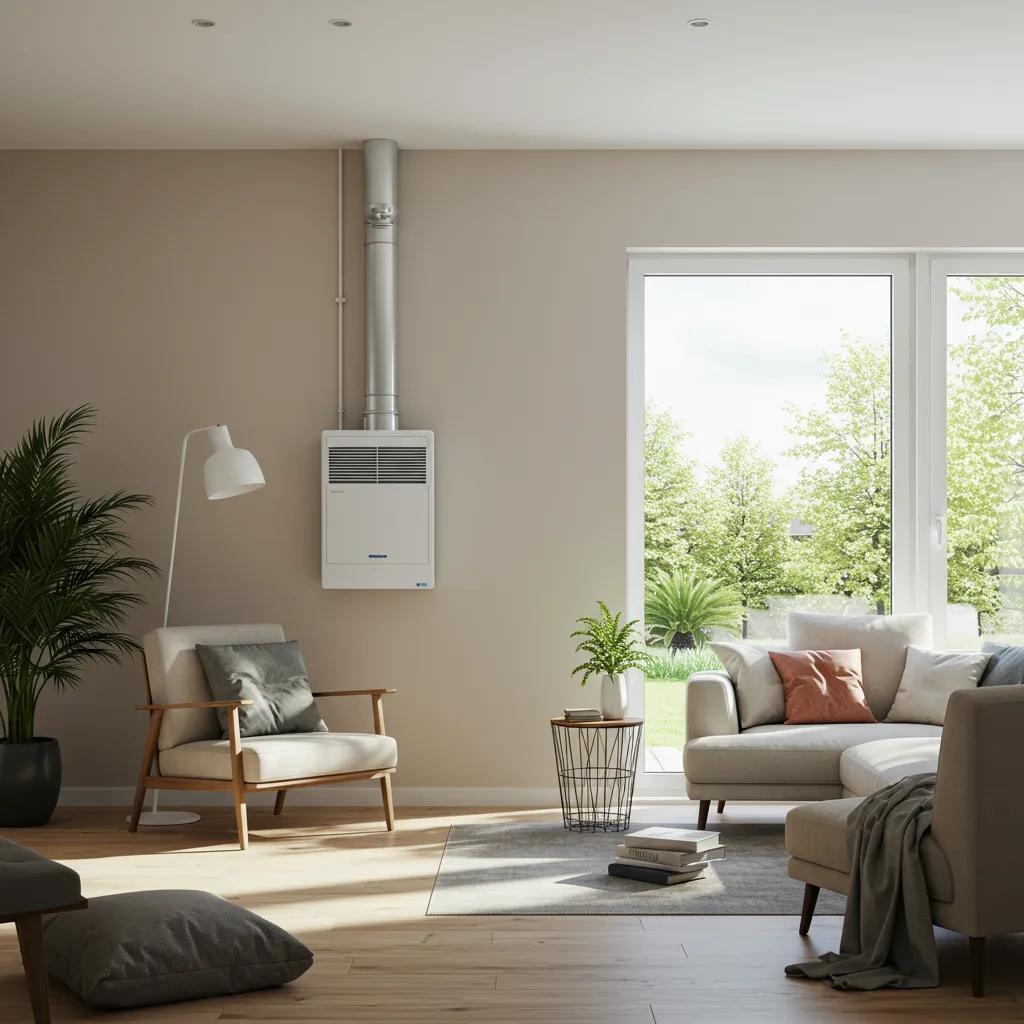 Enhance Your Comfort: Improve Home Ventilation for Fresh Air Cozy living room with HRV system highlighting the importance of home ventilation