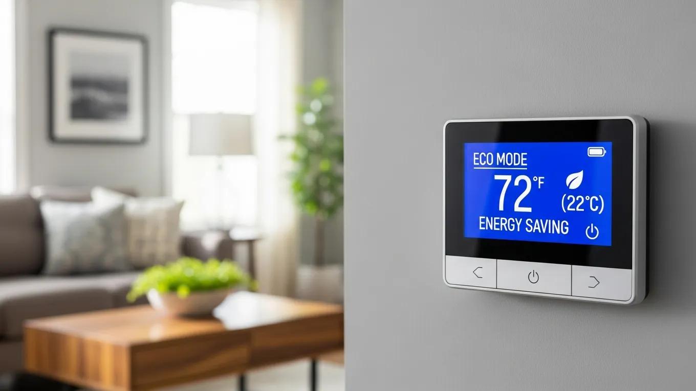 Frequently Asked Questions About HVAC Systems Programmable thermostat promoting energy efficiency in a home